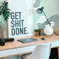 Wallpaper n29 Geometric Shapes Round Sea Green Desk