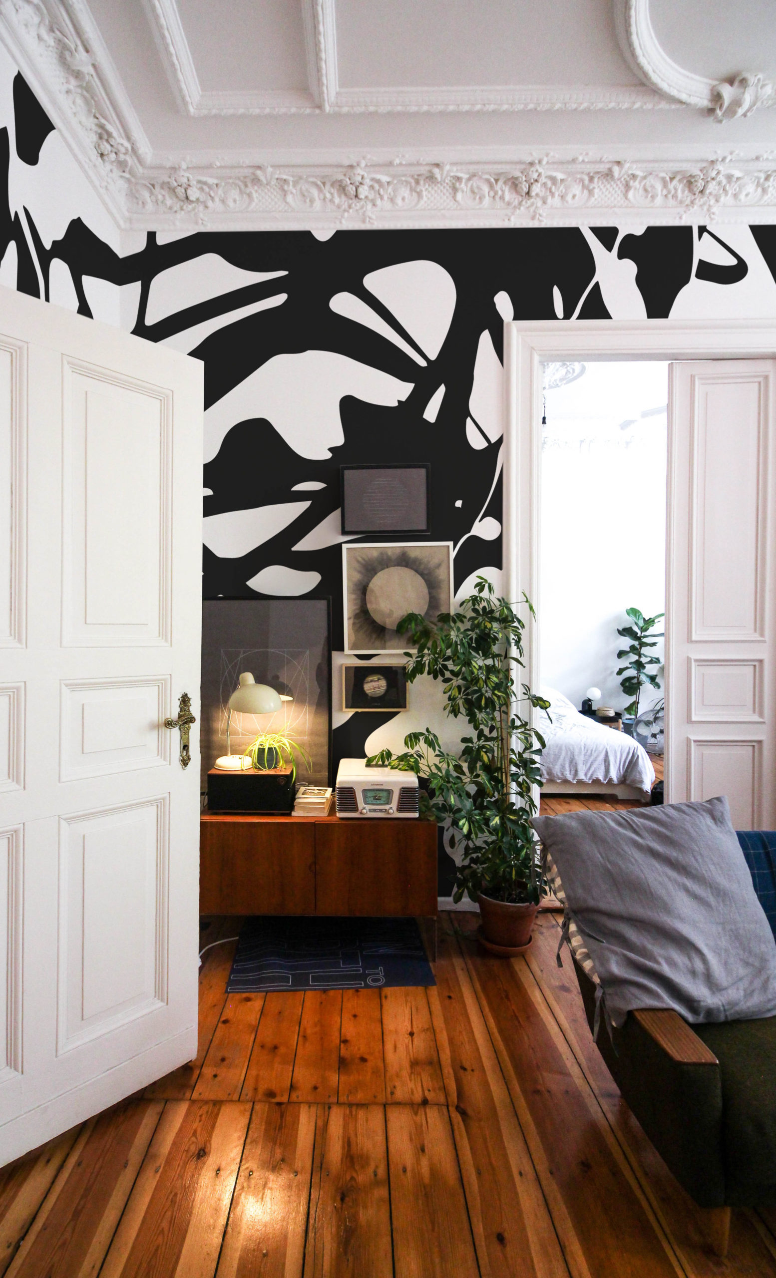 Wallpaper n°82 black and white artistic painting