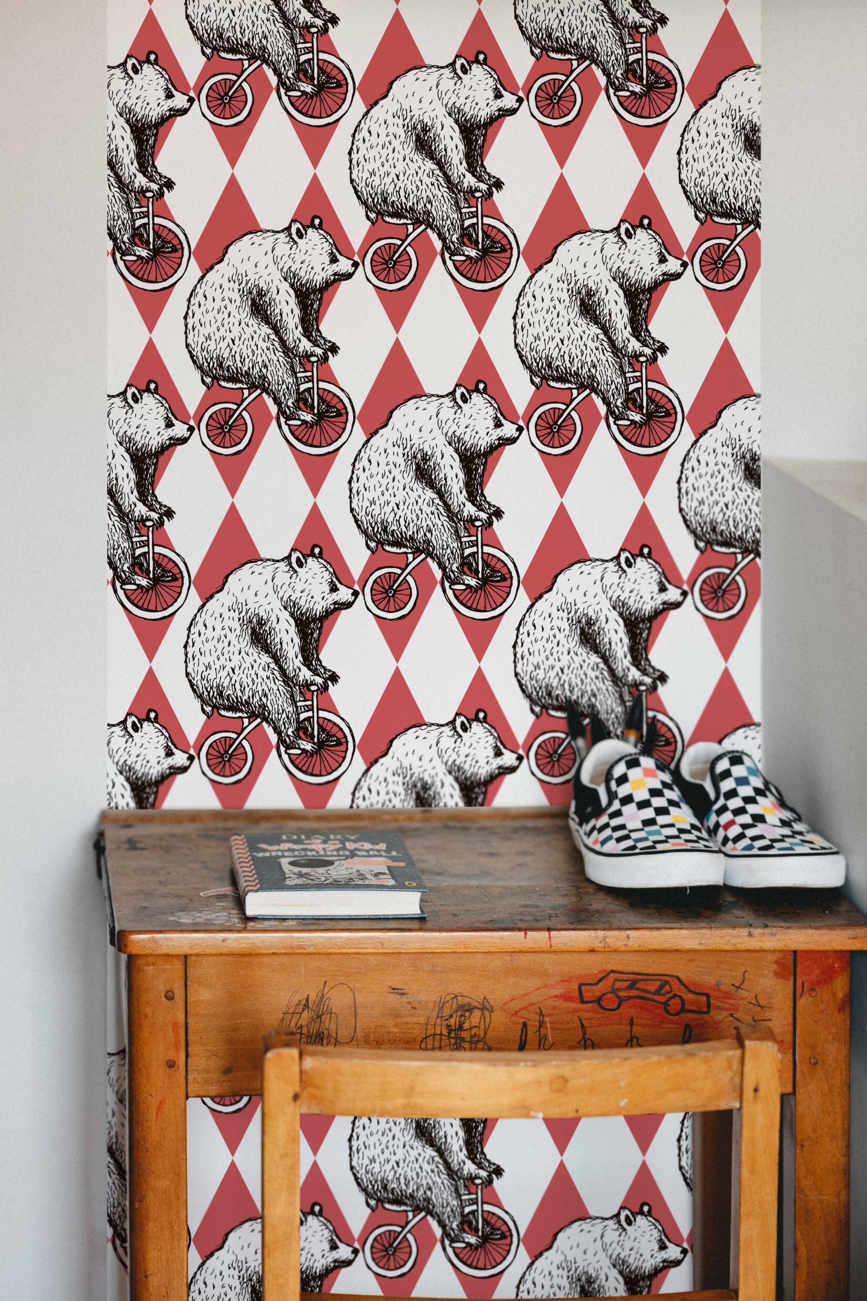 papel pintado nº 96 papel pintado nº 96 atmósfera de circo arlequín
