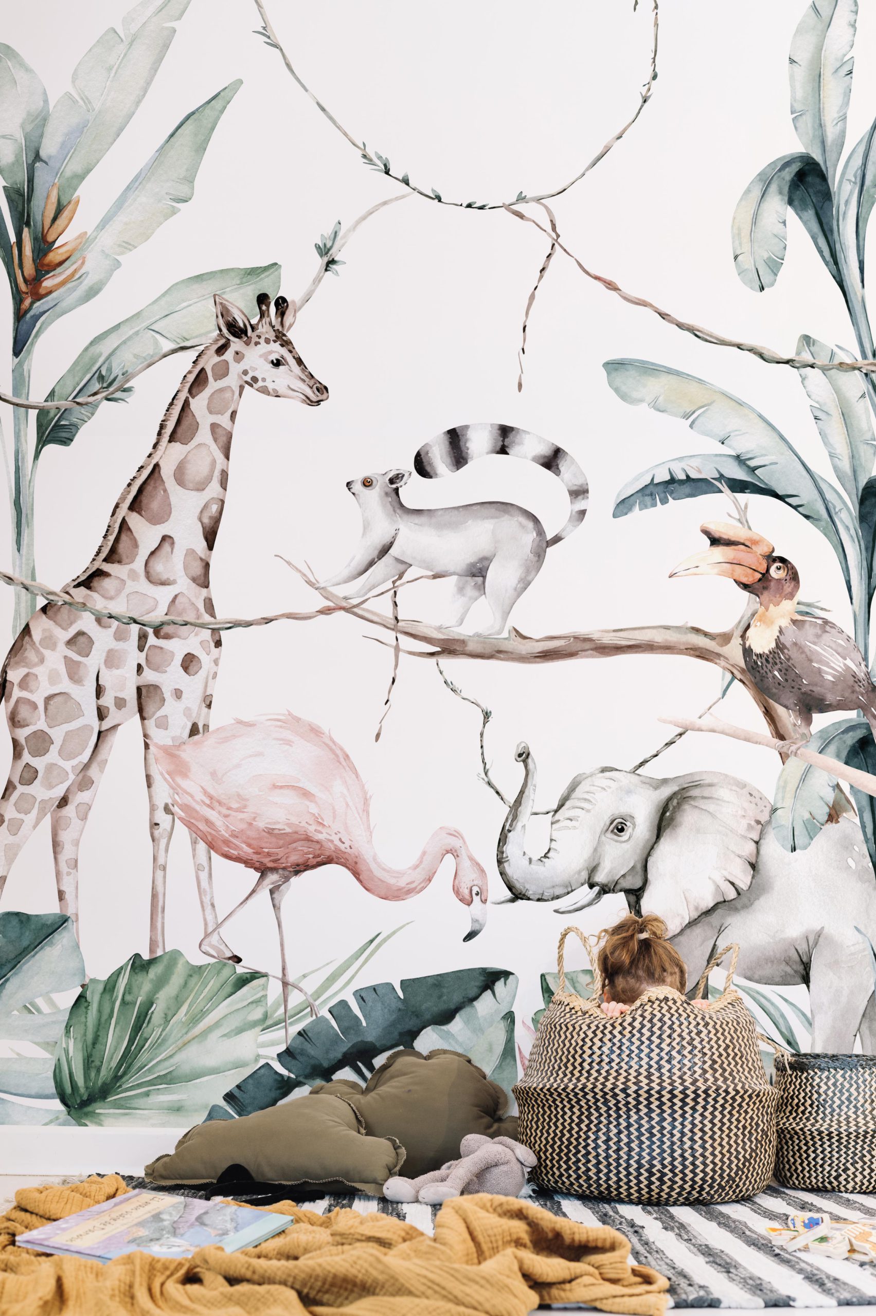 papier peint n°99 jungle à dimension réelle