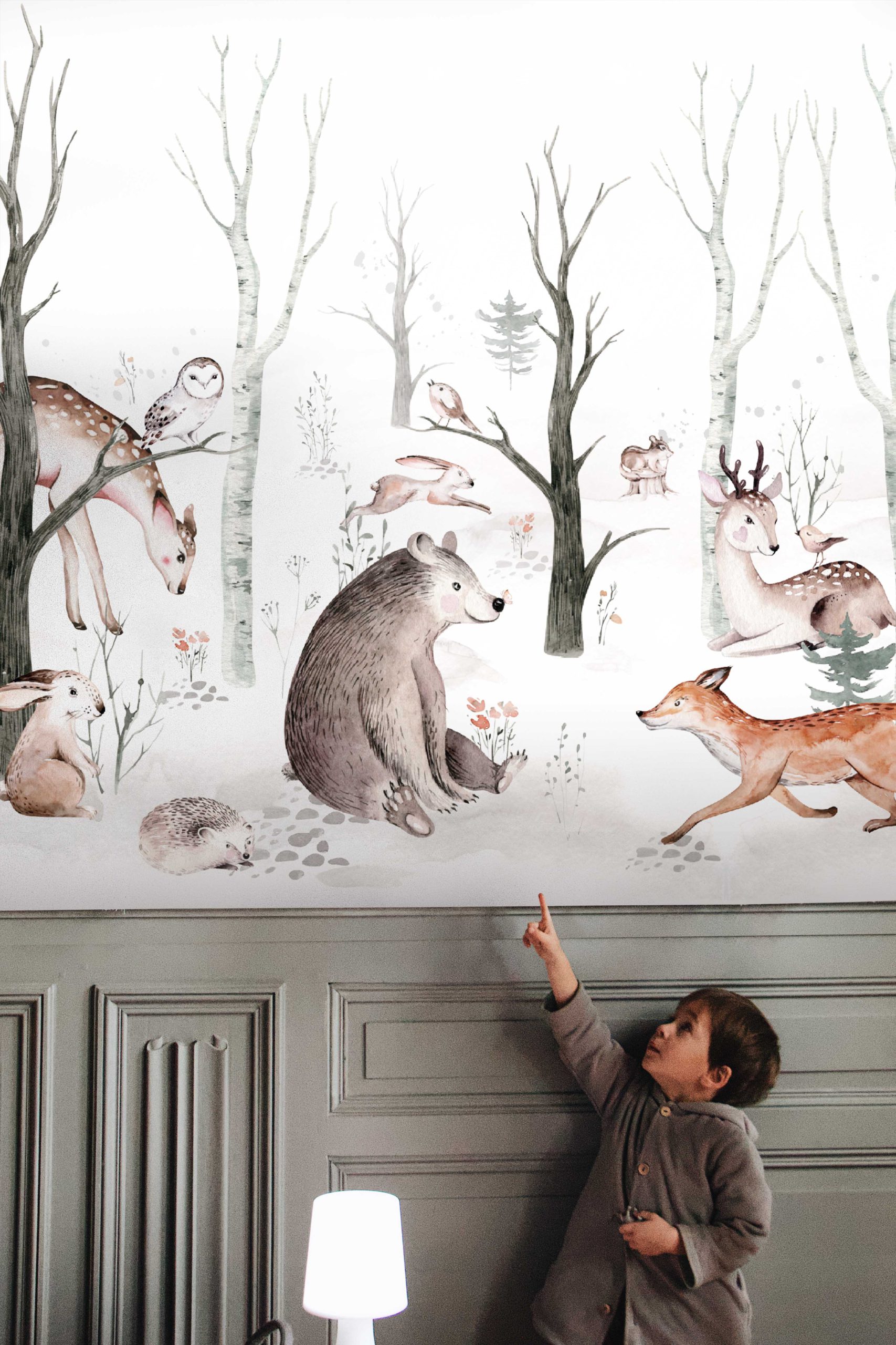 Papel pintado bosque encantado para niños - Wellpapers