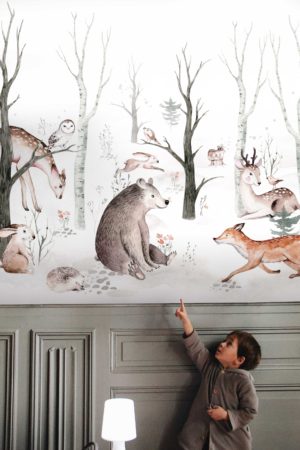 Papel pintado N°107 el bosque para niños