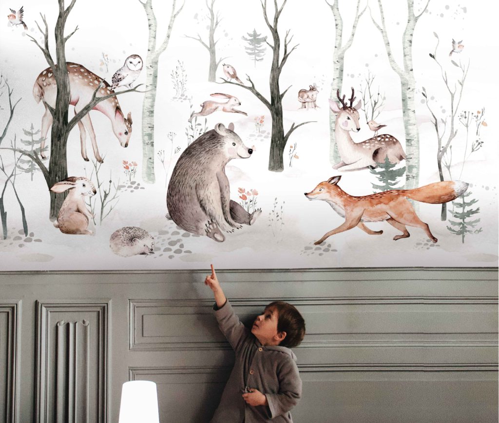 papier peint n°107 la forêt