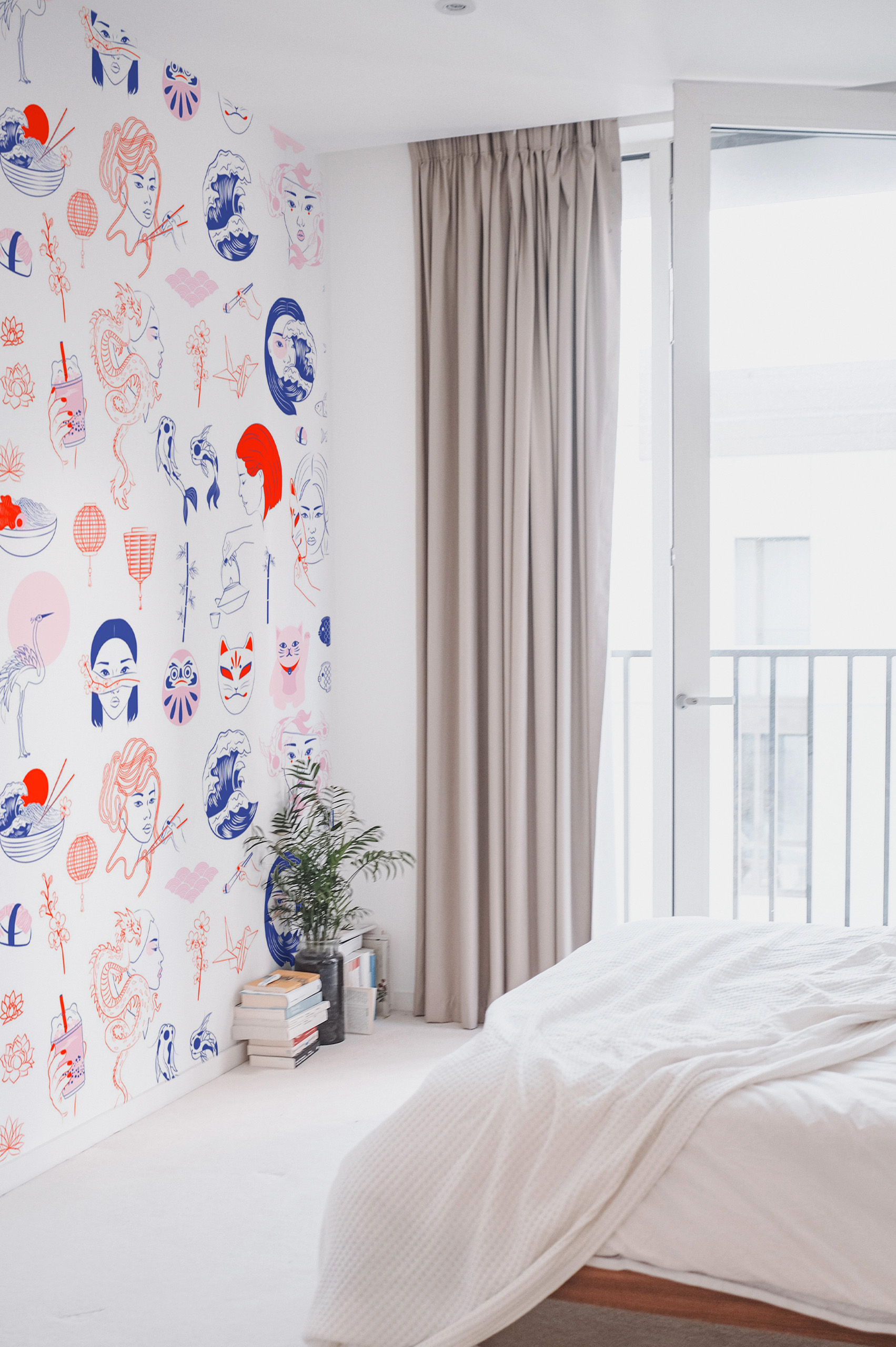 Paper pejnt N 111 Japan Blue Red Room Designs Paper pejnt N 111 Japan Blue Red Room Designs