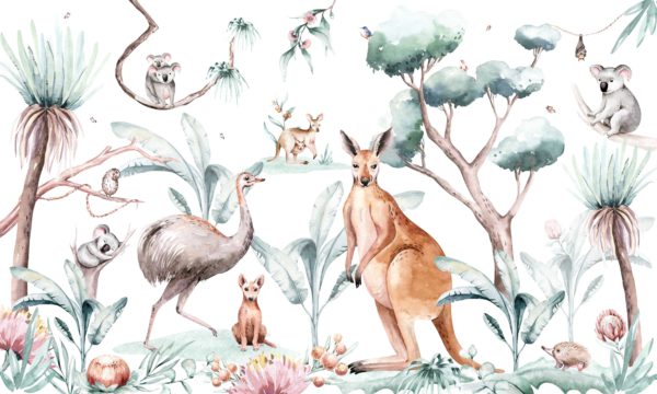 Papel pintado nº 120 animales de Australia