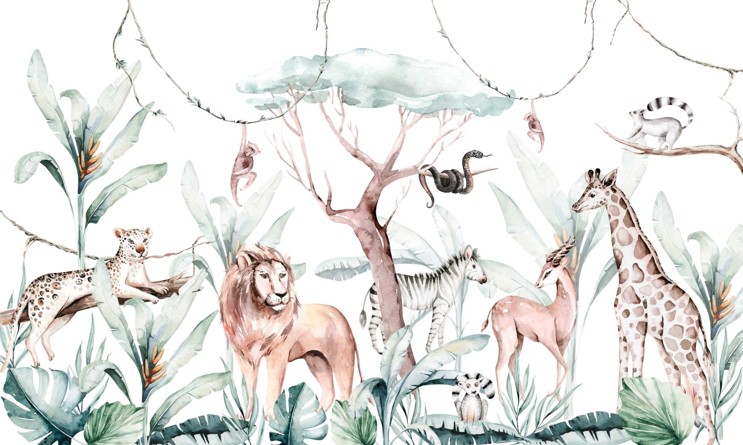 N121 Child's Watercolor Savannah