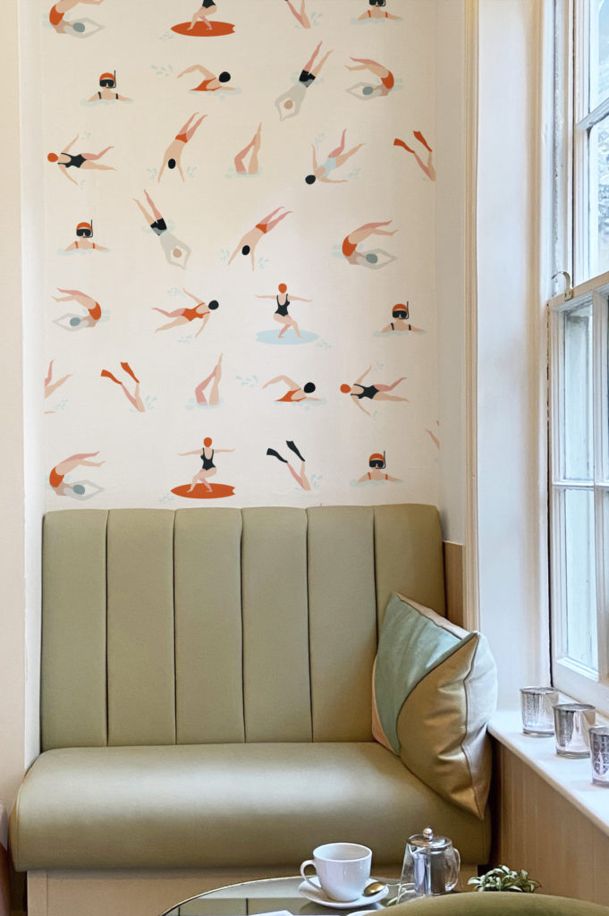 Papier peint n146 : nageurs