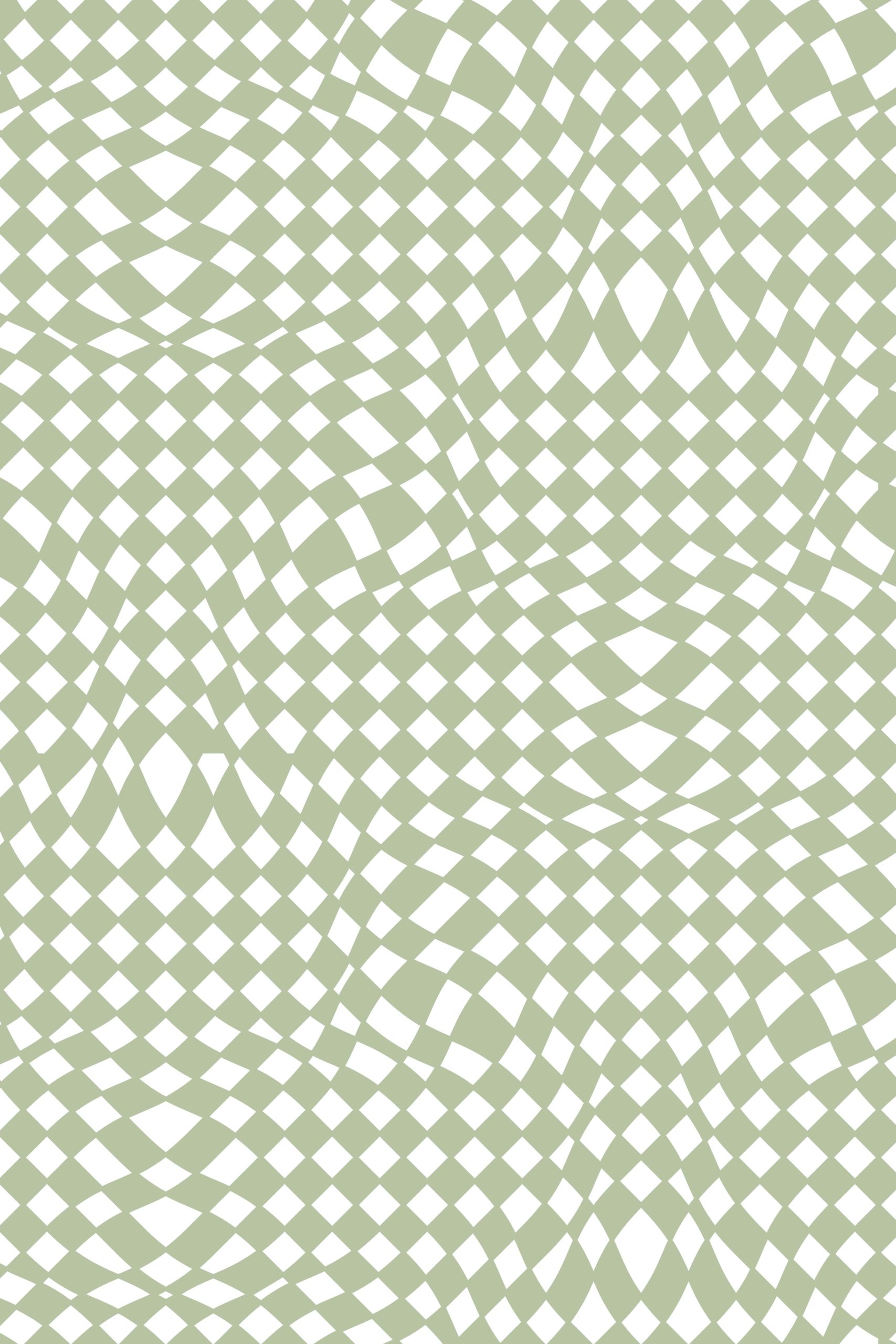 Papel pintado n153 ondas retro patrón verde psicodélico Papel pintado n153 ondas psicodélicas retro patrón verde
