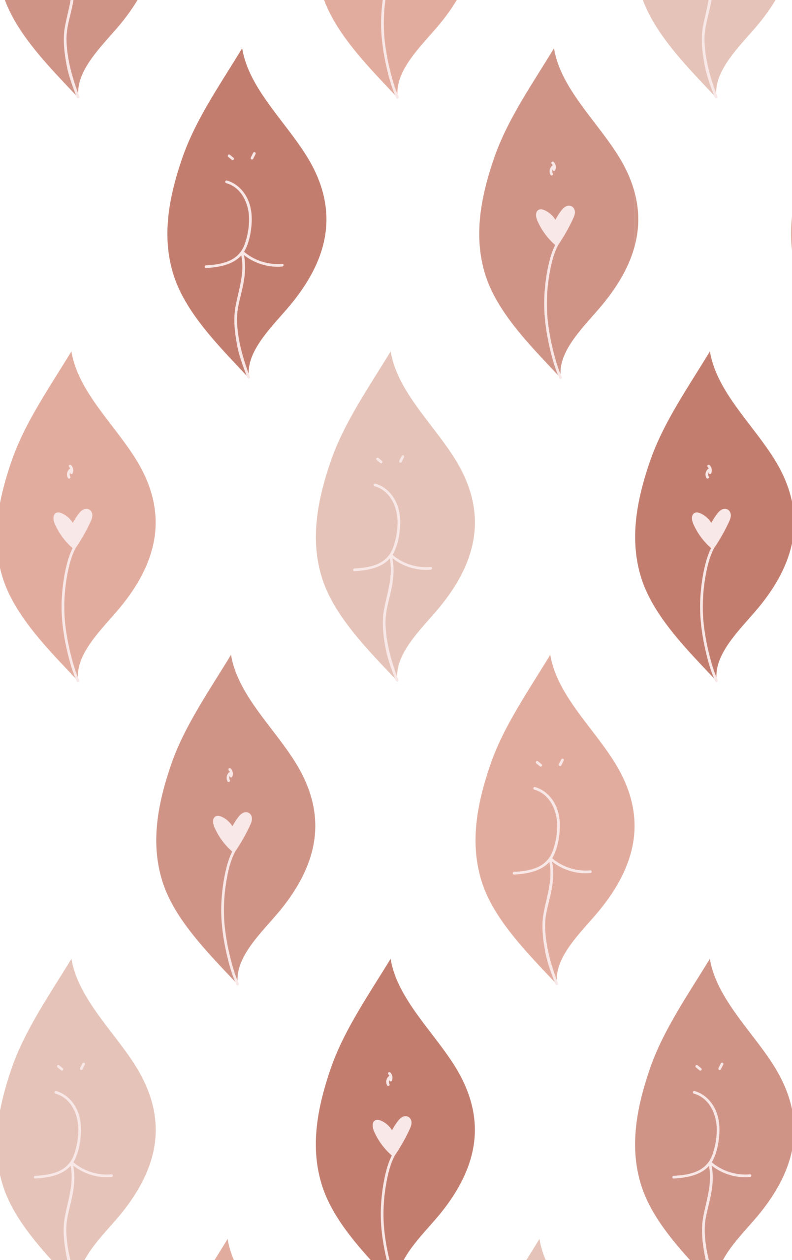 Wallpaper n159 femininity terracotta Wallpaper n159 femininity terracotta