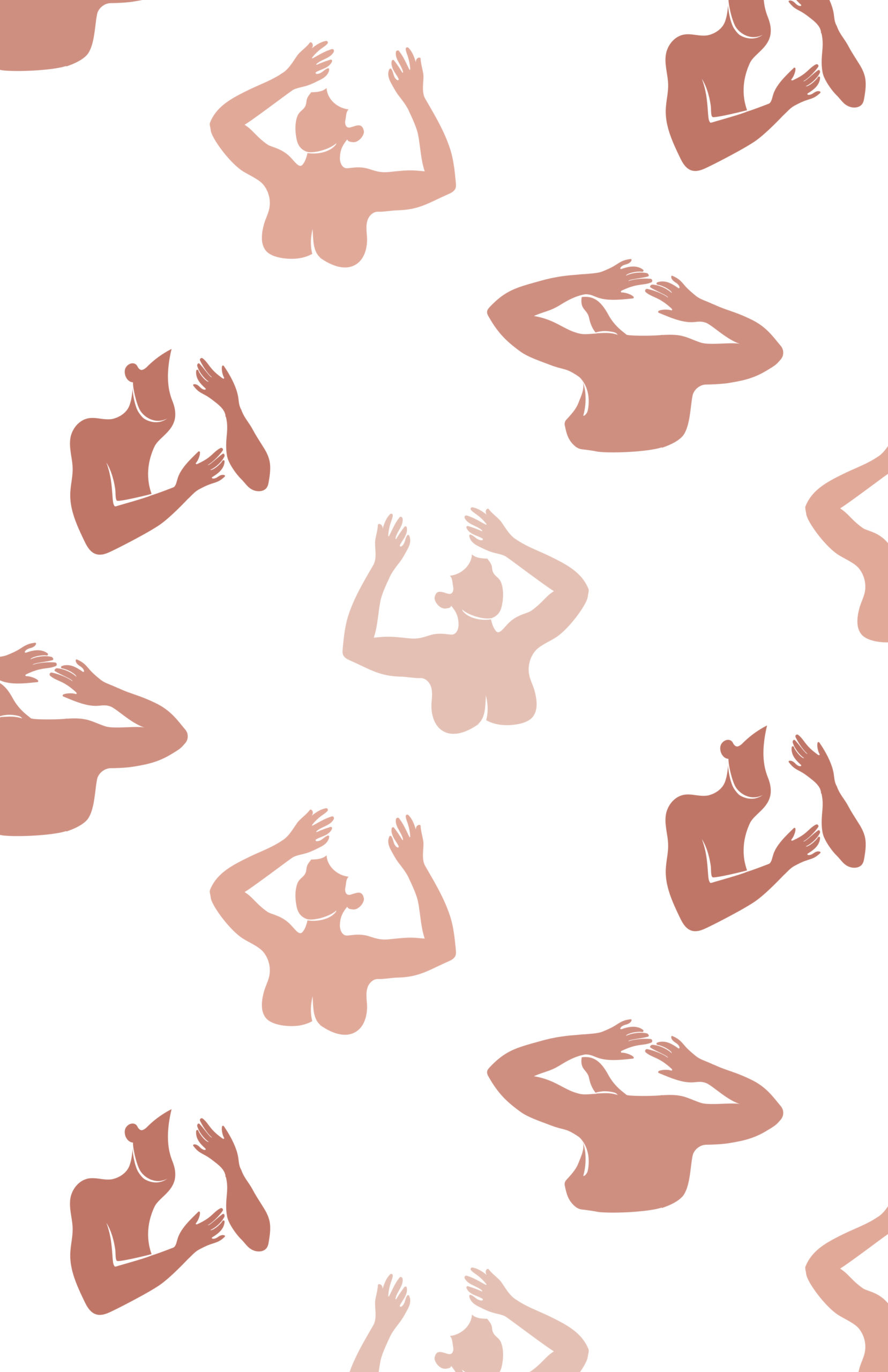 Female Hair Silhouette Wallpaper