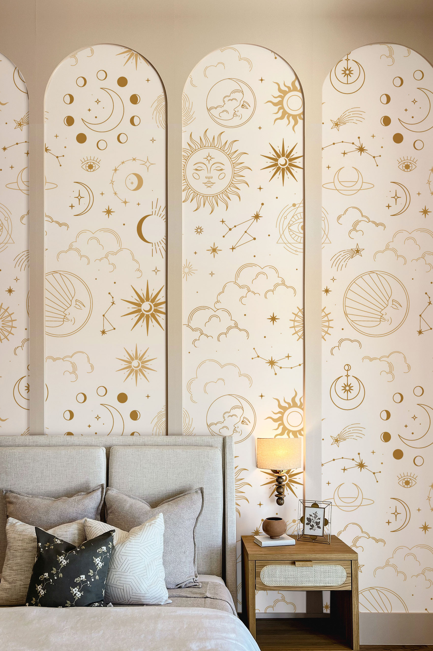 Wallpaper N165 Astro, Zodiac Bedroom