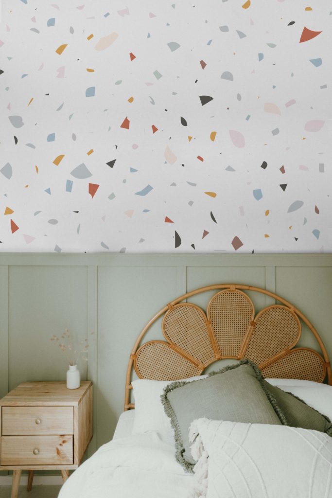 N174 terrazzo pop coloré multicolore chambre jolie