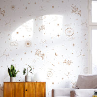 papel pintado astro signo sagitario