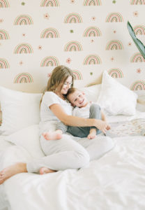 papier peint horizon coloré