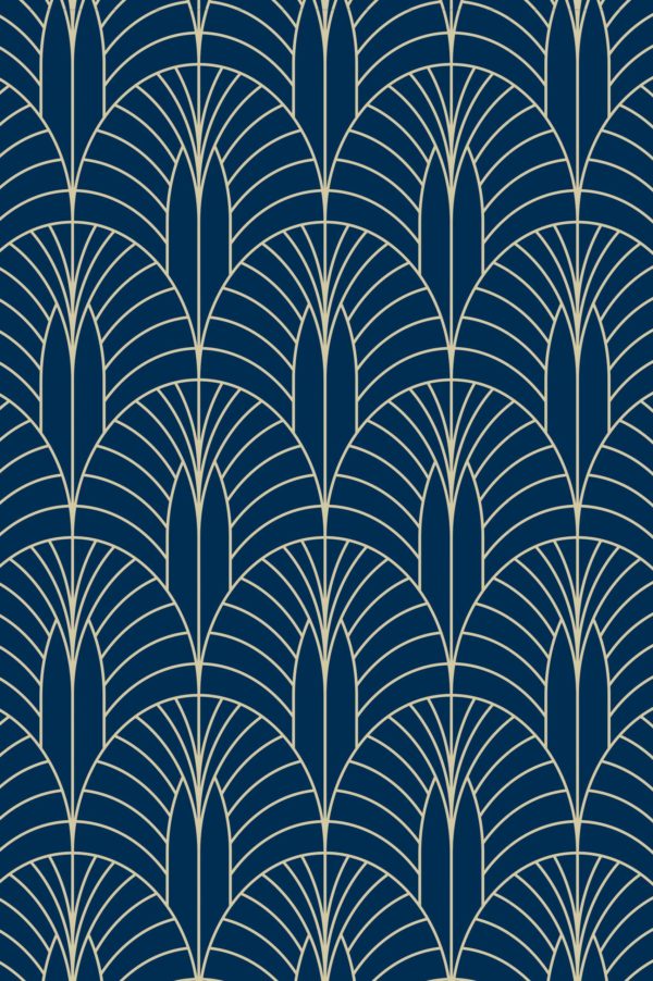 papel pintado de palmeras azules