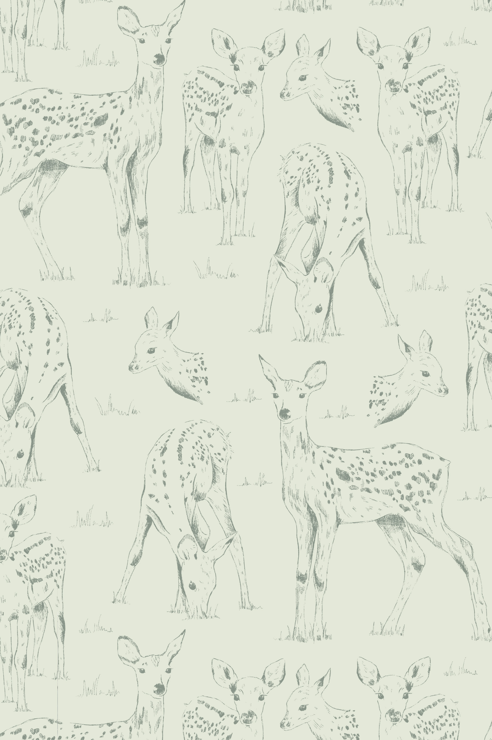 Green Bambi wallpaper
