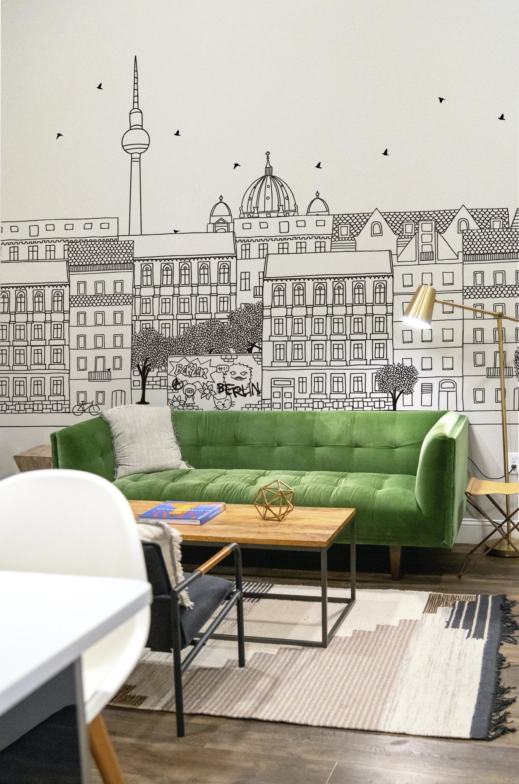 n222-2 Papel pintado de Berlín