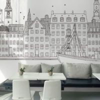 Papel pintado Copenhague