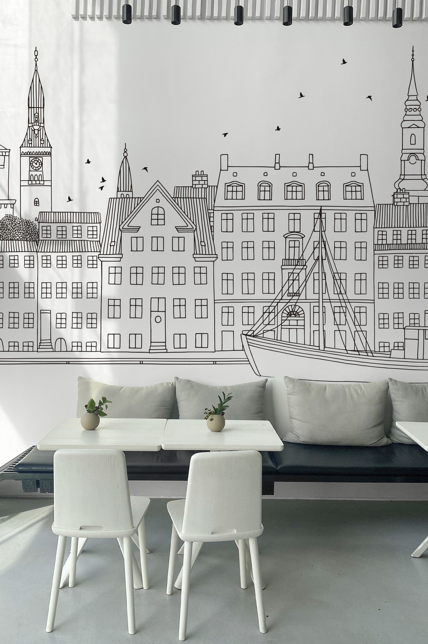 n235-2 Papel pintado Copenhague