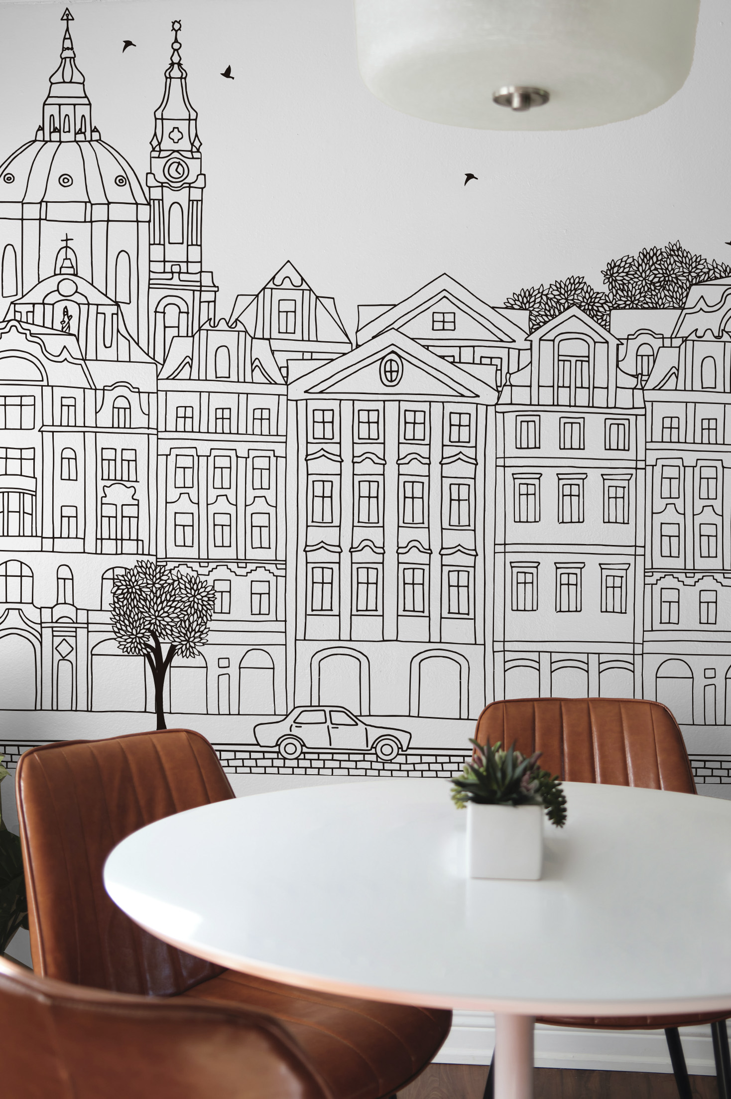 n237-2 Papel pintado Praga