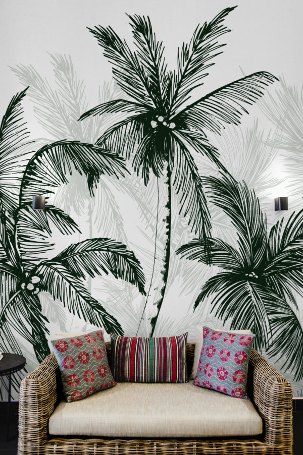 inspiration décorative papier peint jungle panoramique