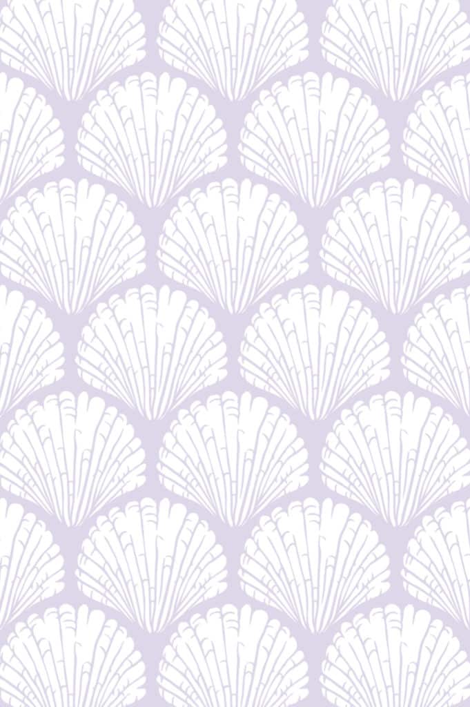 Papier peint coquillage 