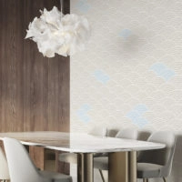 N253 Beige Seigahia Waves Wallpaper