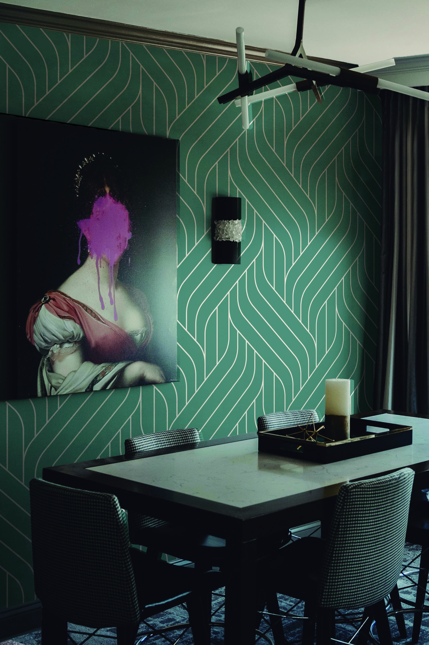 wallpaper n269 Green Mish-mash room to eat wallpaper n269 Green Mish-mash room to eat