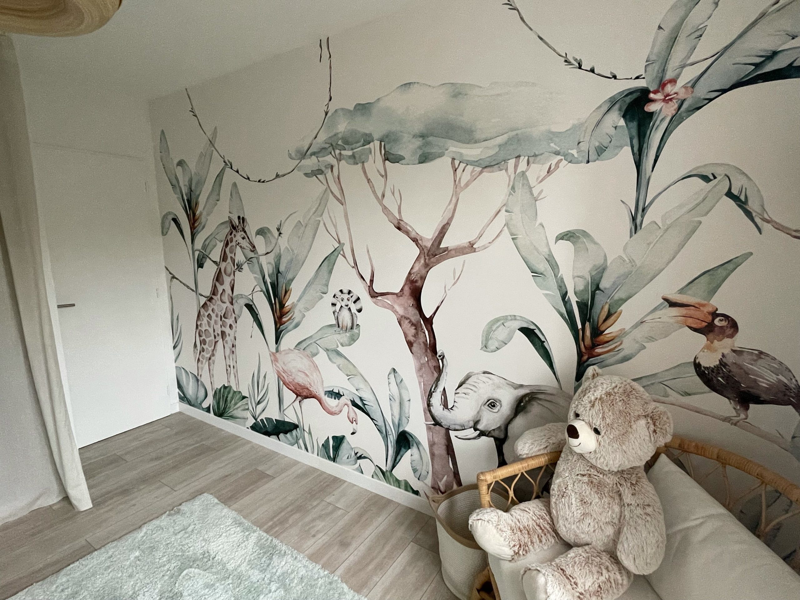 Papier peint - Animaux - 99 - Jungle - Chambre enfant