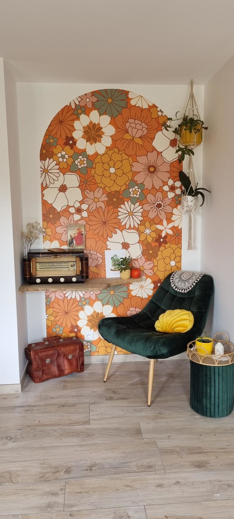 Avis client_Nº277 : Papier Peint - Fleurs Rétro