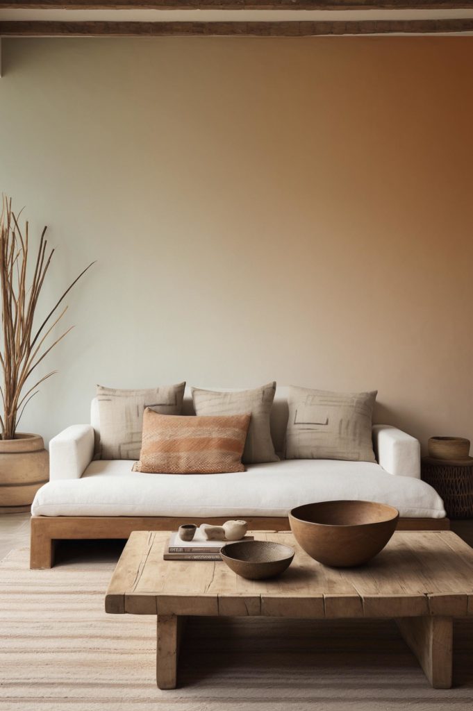 salon vert papier peint dégradé coloré panoramique pop