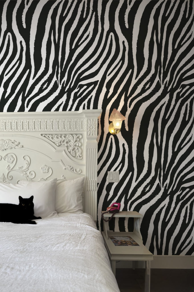 N°645 : Safari - noir - chambre.