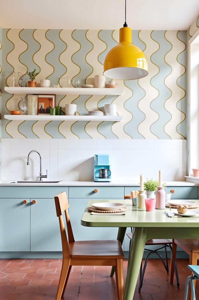 N°713 : Wallpaper - Wavy Parade
