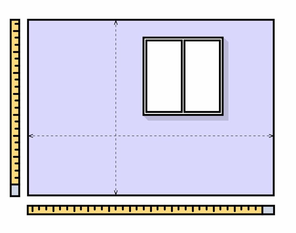 Measure wall window
